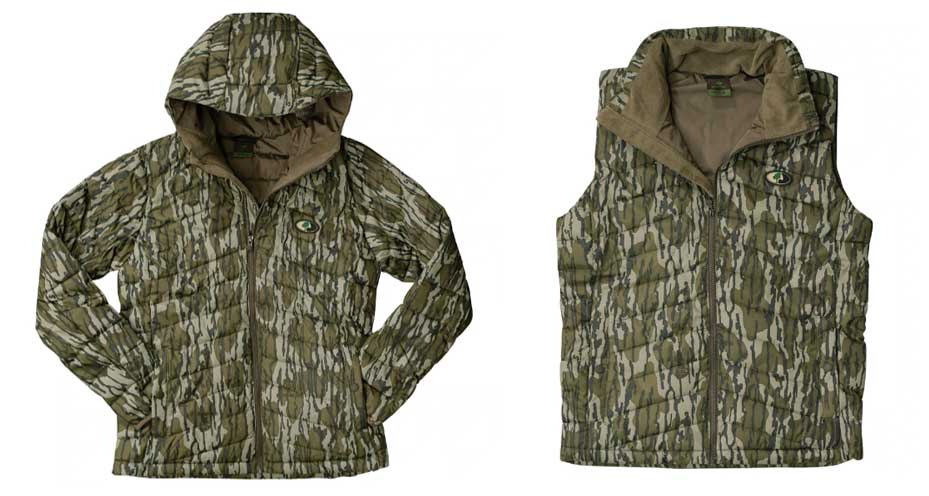 Mossy Oak women's puffer jacket and vest Bottomland