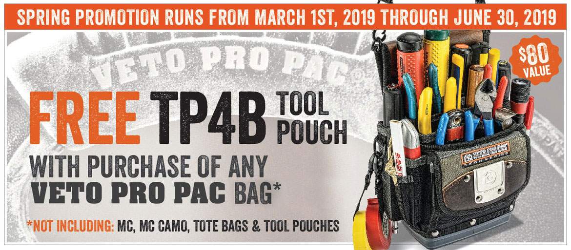 Veto Pro Pac Spring Promotion