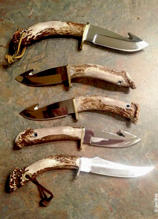 deer shed knife handles