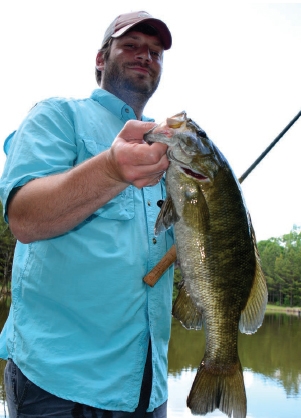 smallmouth pond fishing