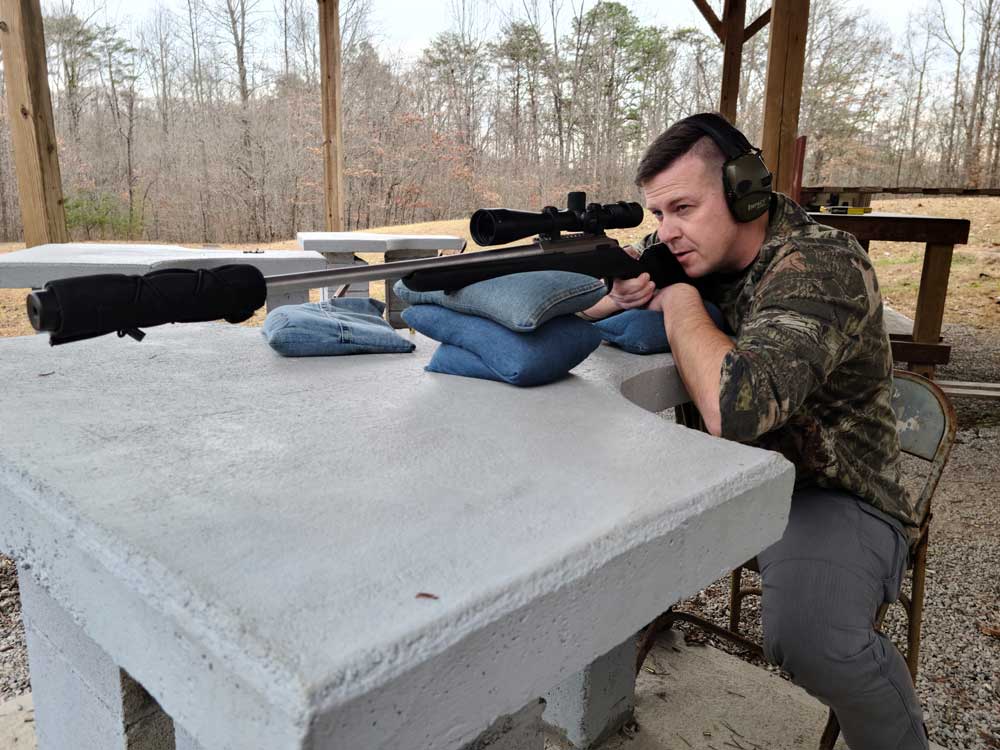 suppressor at the range