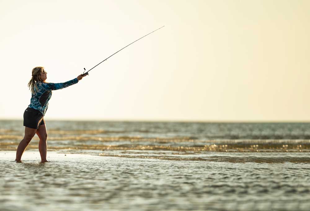 surf fishing