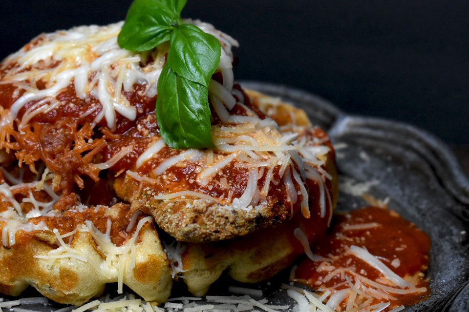 parmesan turkey waffles