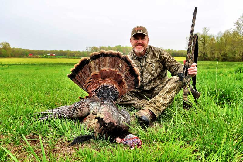 turkey hunter with 20-gauge