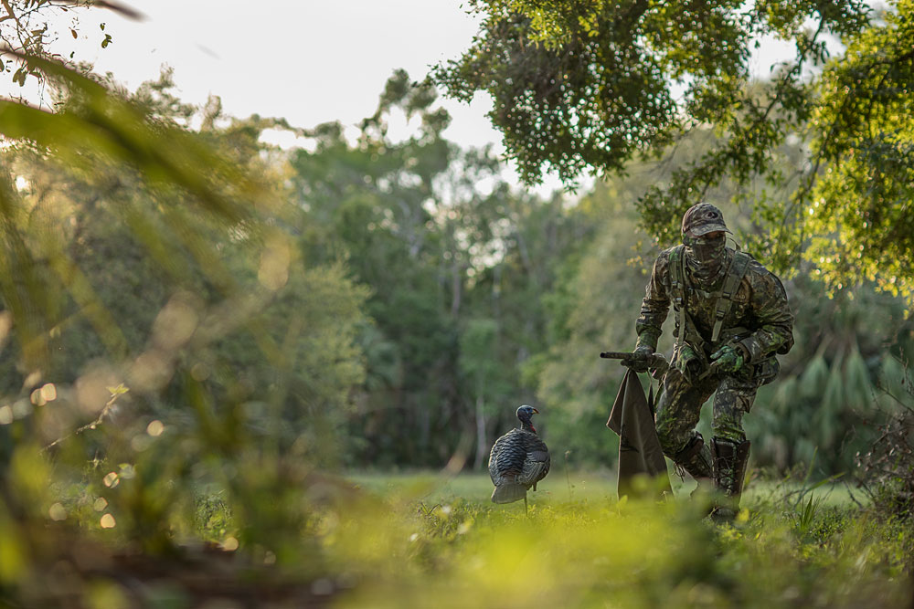 turkey hunting setup