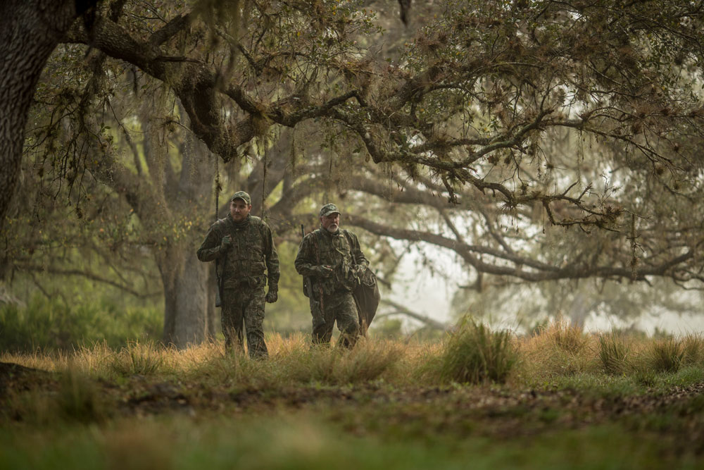 two turkey hunters