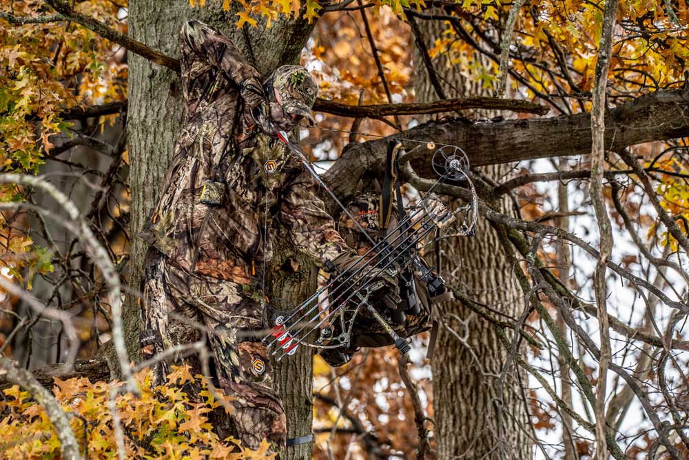 proper shooting form from treestand