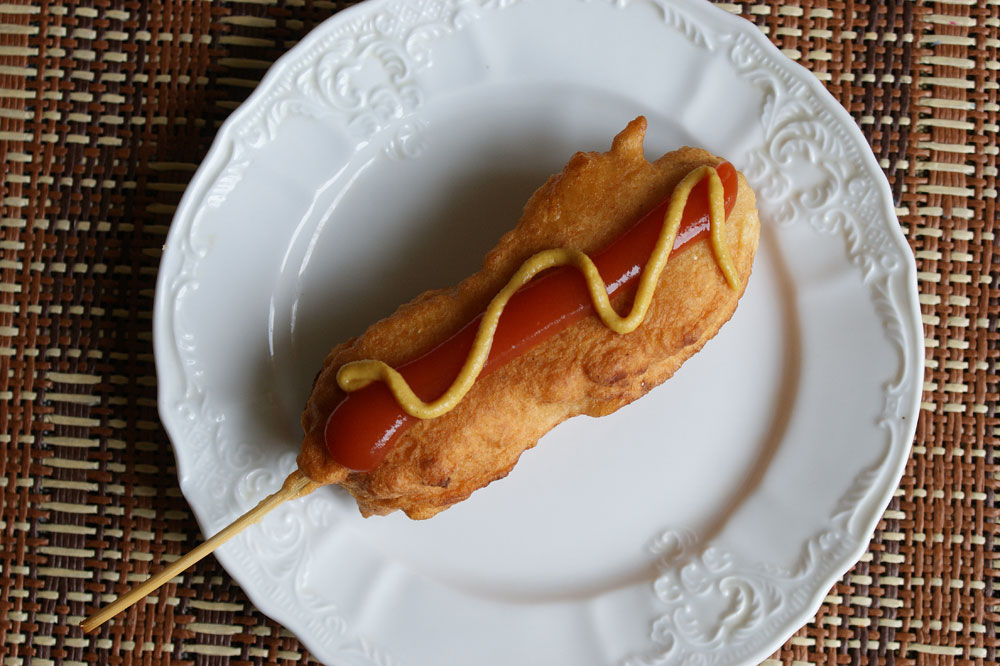 homeade corndog