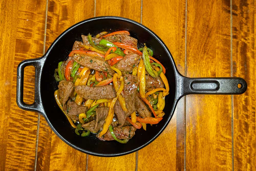 venison steak fajita recipe