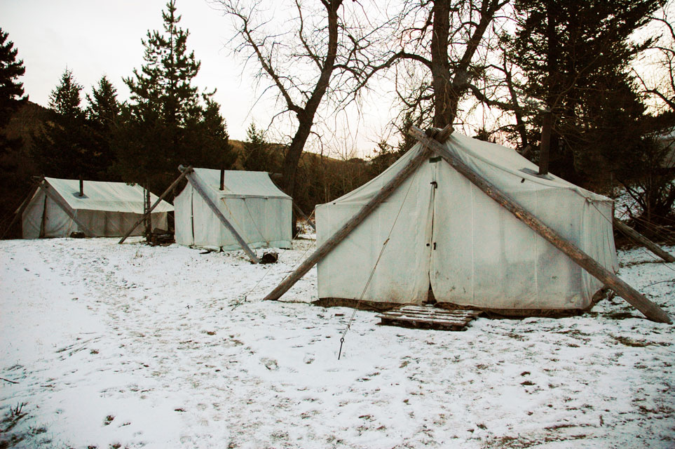 winter camping