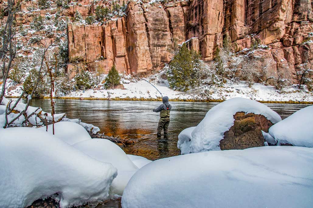 winter fly fishing