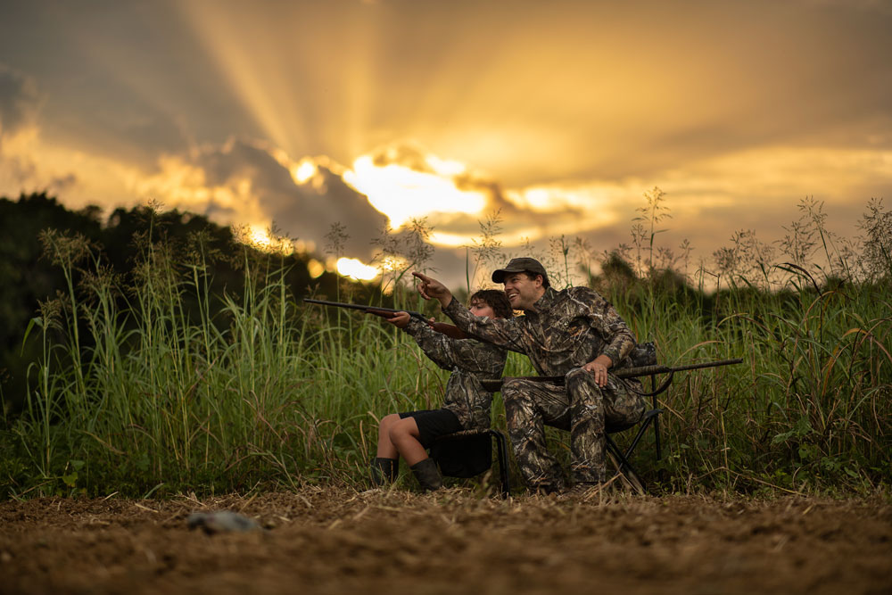 youth dove hunting
