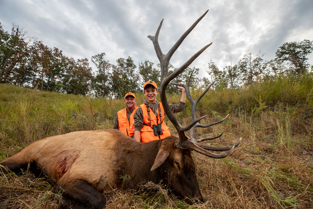 youth elk hunter Hawkins Maki