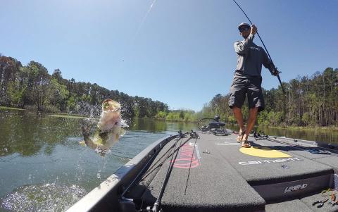 Jordan Lee's Bass Fishing Equipment at MLF Kissimmee